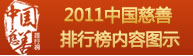 2011中國慈善排行榜內(nèi)容圖示